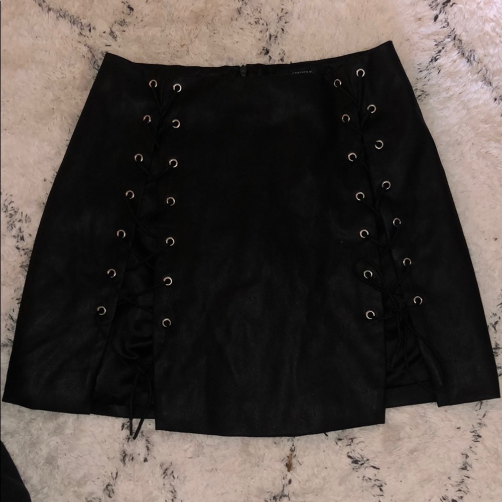 Leather skirt